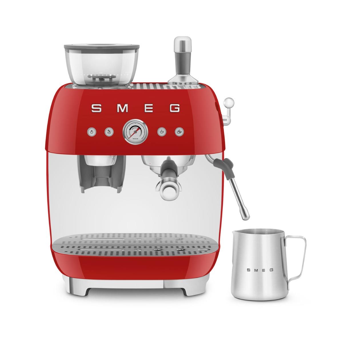 SMEG เครื่องชงกาแฟเอสเปรสโซ สีแดง รุ่นEGF03RDEU