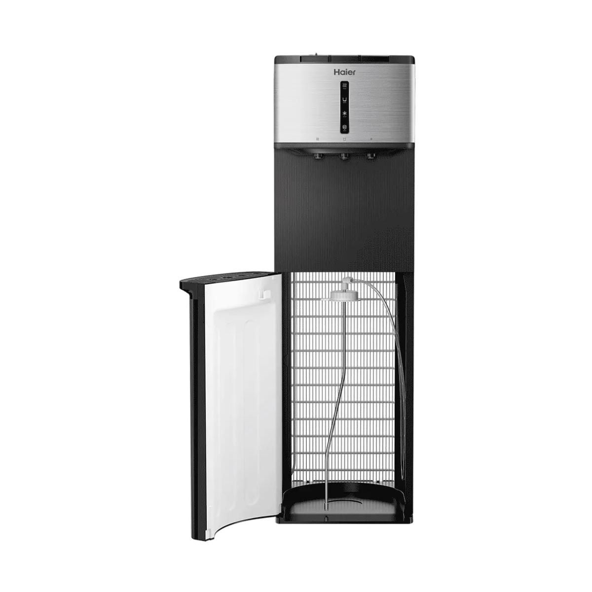 HAIER  เครื่องทำน้ำร้อน-เย็น-น้ำธรรมดา แบบถังล่าง สีดำ-เงิน รุ่นHDC-BB3A1TU