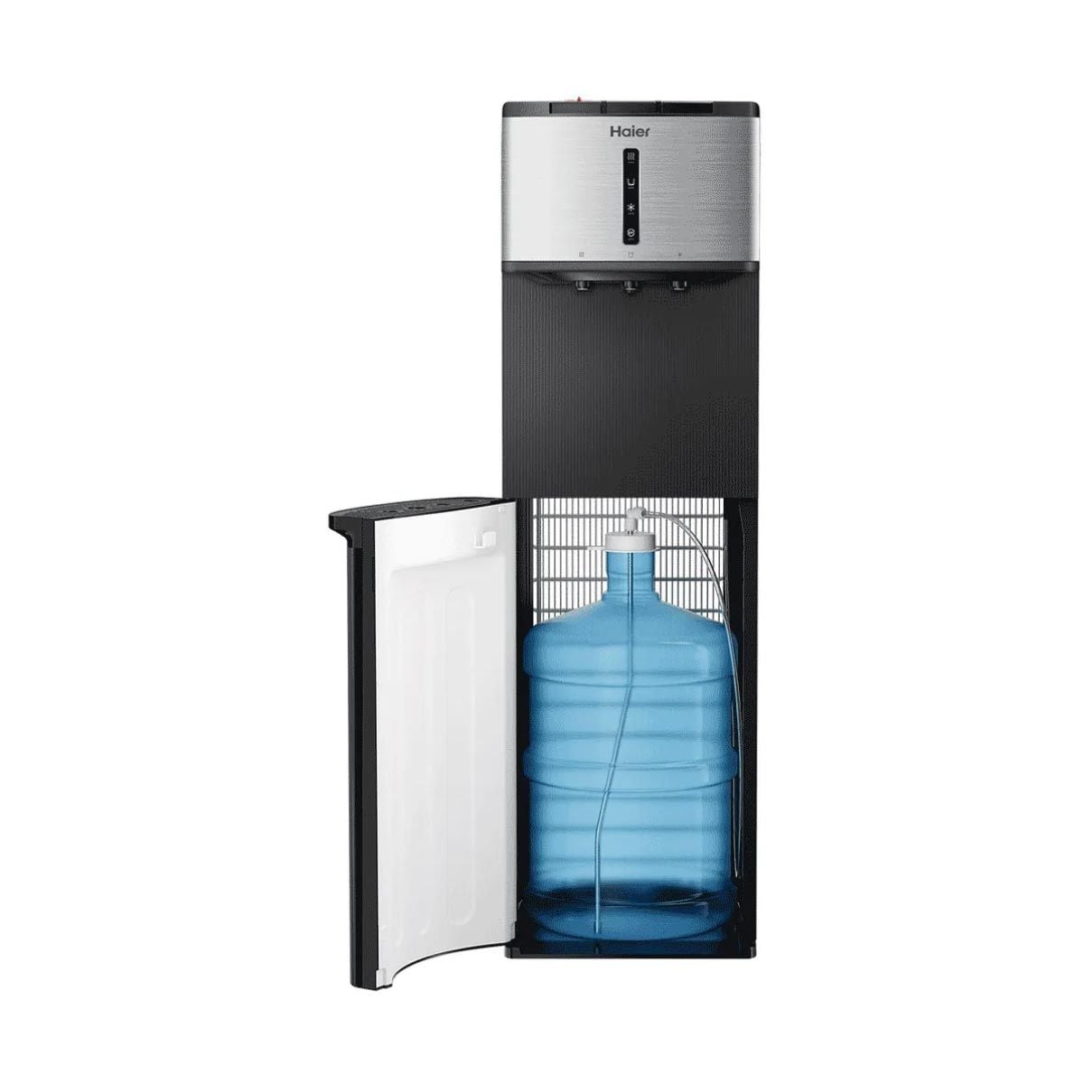 HAIER  เครื่องทำน้ำร้อน-เย็น-น้ำธรรมดา แบบถังล่าง สีดำ-เงิน รุ่นHDC-BB3A1TU