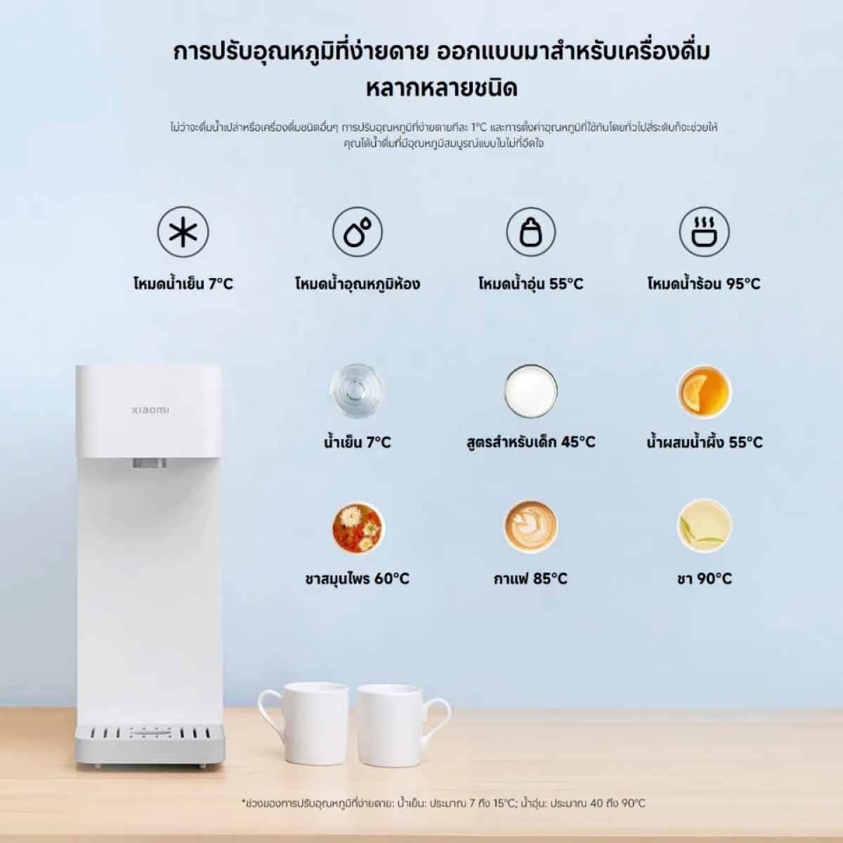 Xiaomi เครื่องกดน้ำอัจฉริยะร้อนและเย็น