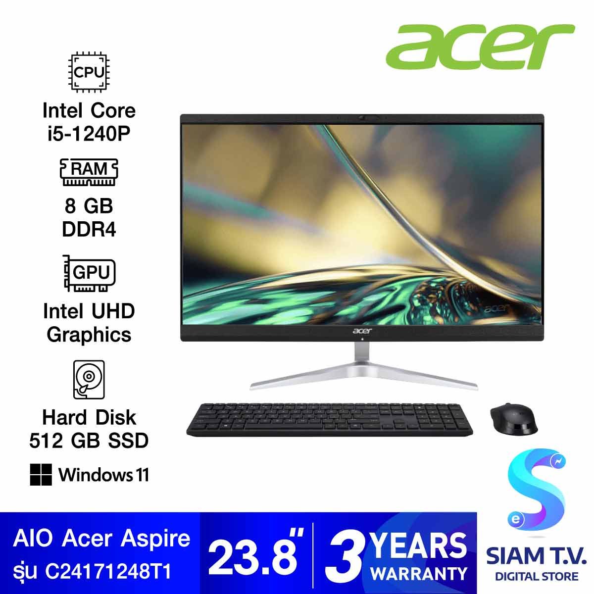 ALLINONE (ออลอินวัน) ACER ASPIRE C2417501248G0T23MI/T001