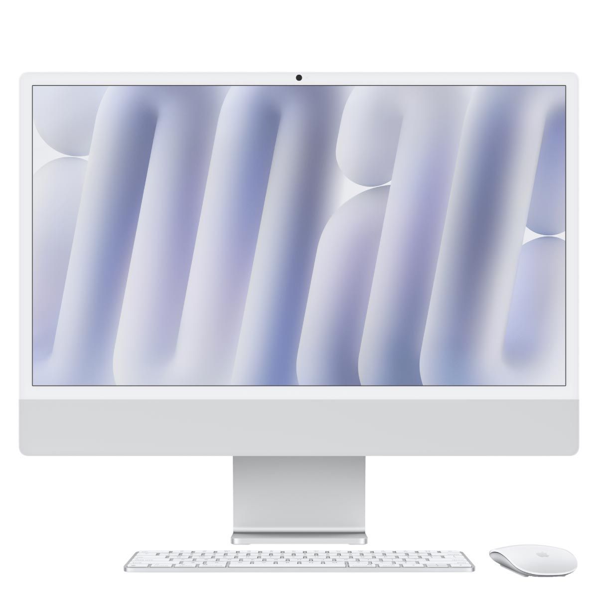 APPLE iMac (รุ่น 24 นิ้ว)  with Retina 4.5K display/8C CPU/8C GPU/16GB/256GB Silver (2024)