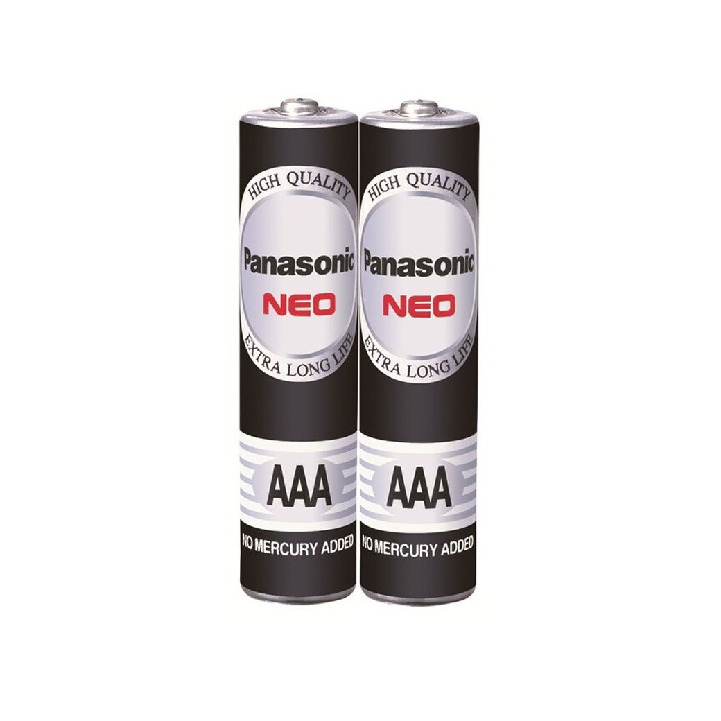 PANASONIC ถ่าน ขนาดAAA 1.5V แพ็ค2ก้อน รุ่น R03NT/2SL ( NEO)