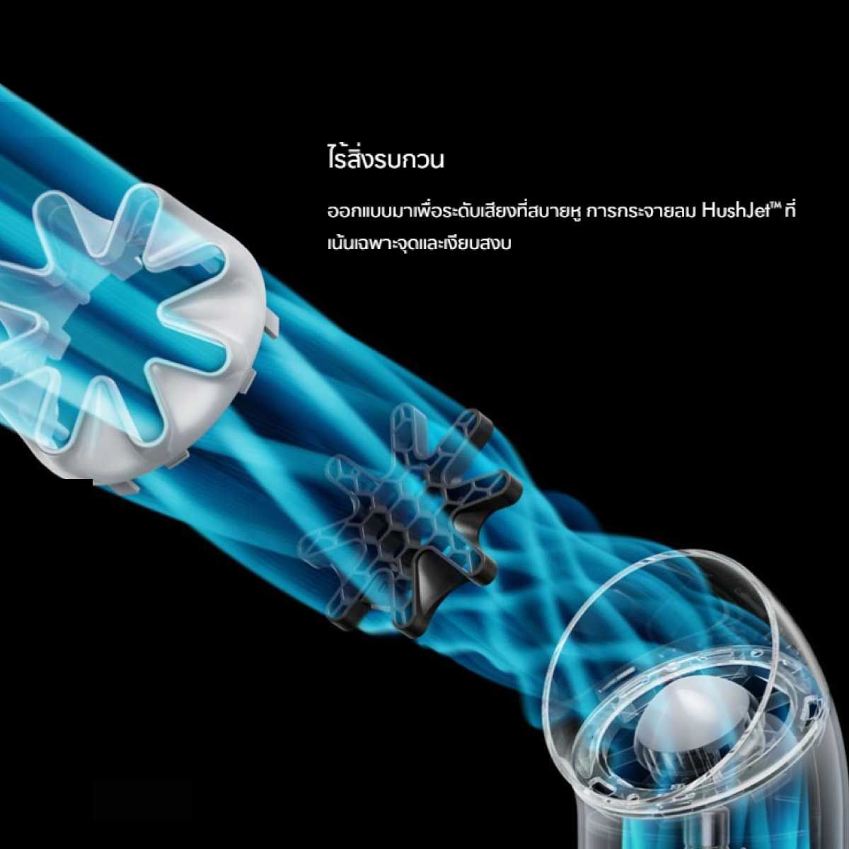 DYSON  พัดลมพกพา Dyson HushJet Mini Cool รุ่นPF01(Stone/ Blush) สีชมพู