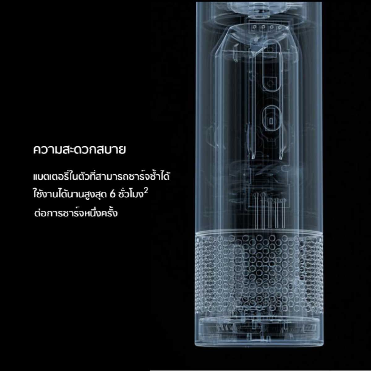 DYSON  พัดลมพกพา Dyson HushJet Mini Cool รุ่นPF01(Stone/ Blush) สีชมพู