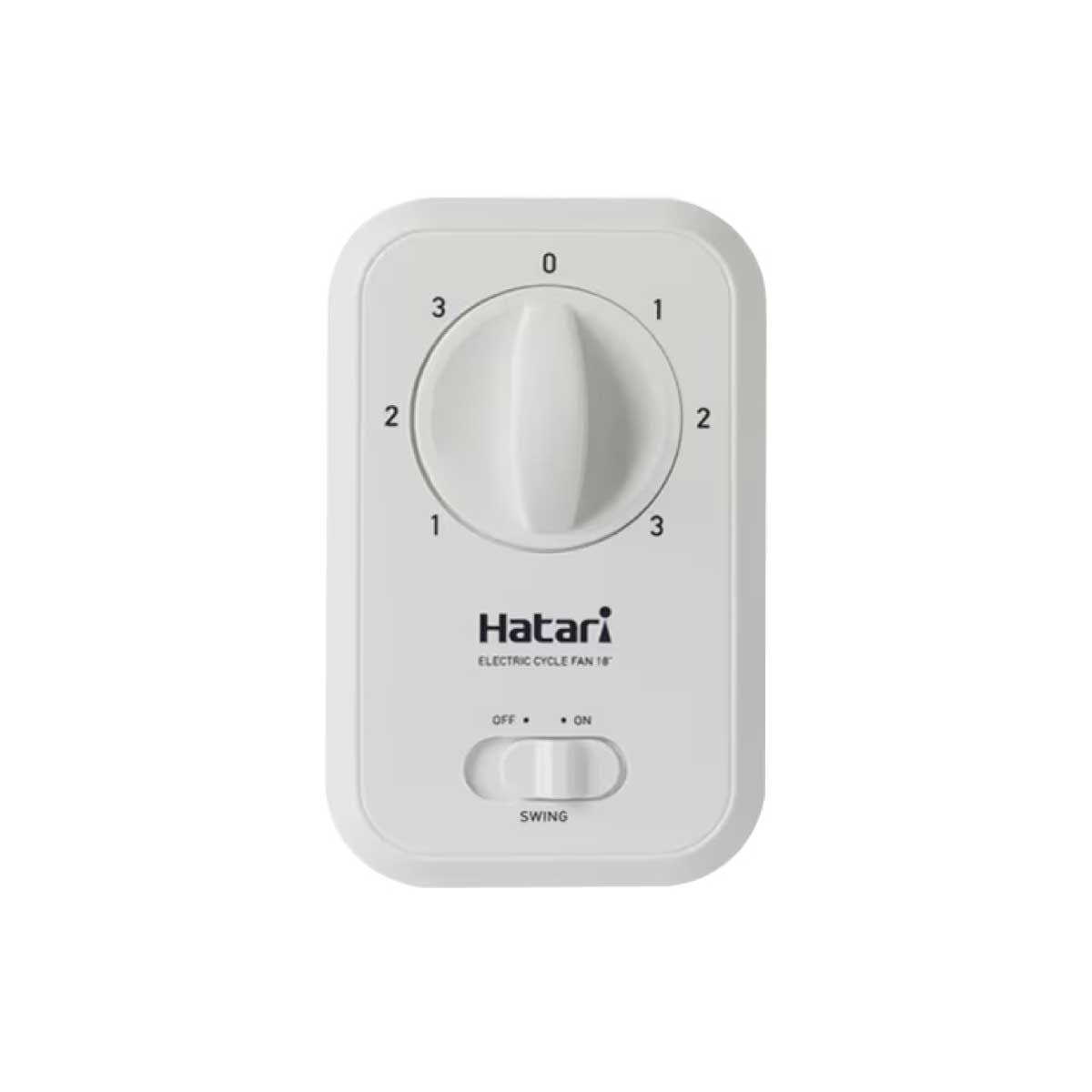 HATARI พัดลมโครจร พัดลมเพดาน ขนาด 18 นิ้ว ส่ายต่อเนื่อง สีขาว รุ่นC18M1(S)