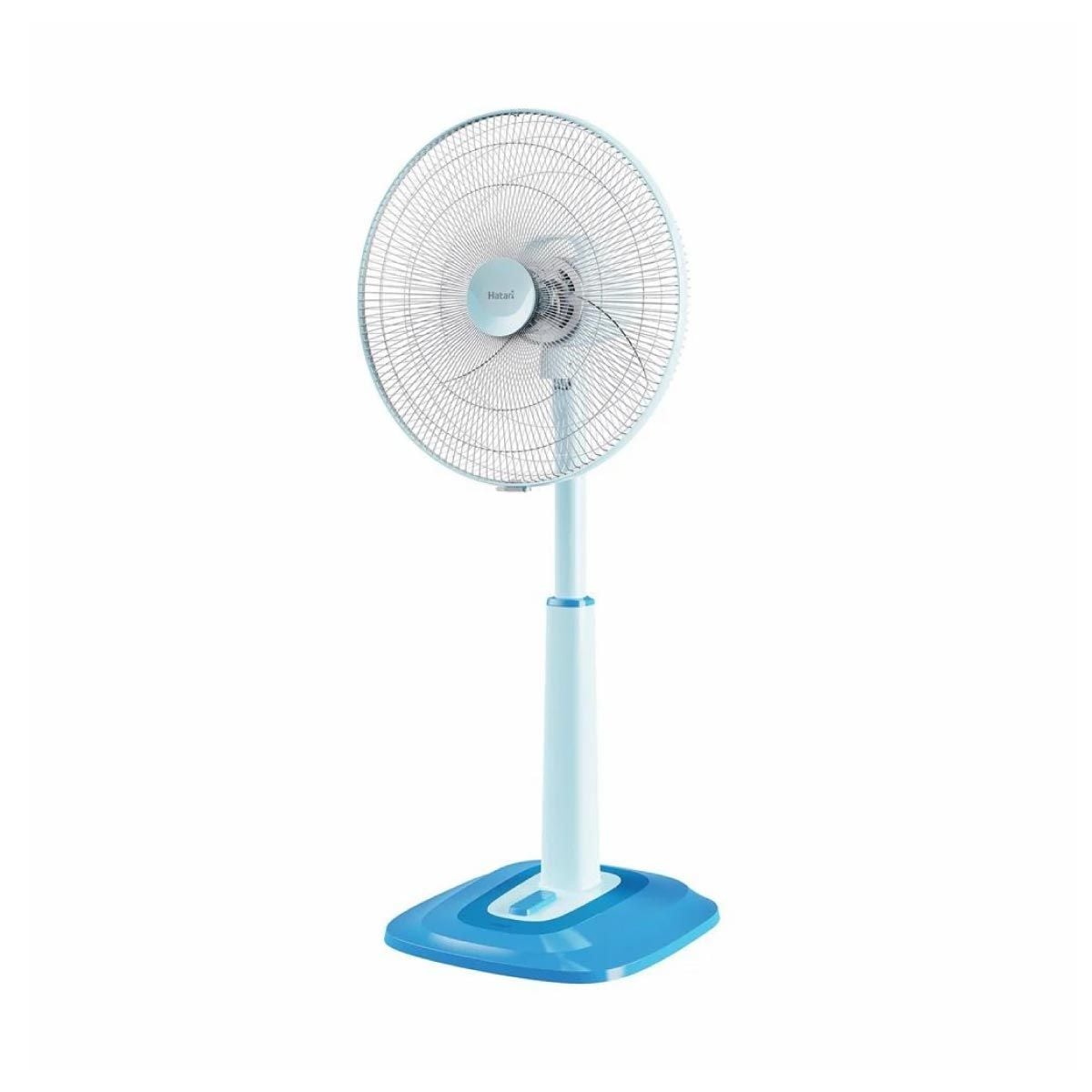 HATARI พัดลมปรับระดับ18 นิ้ว สไลด์ สีฟ้า รุ่น S18C1