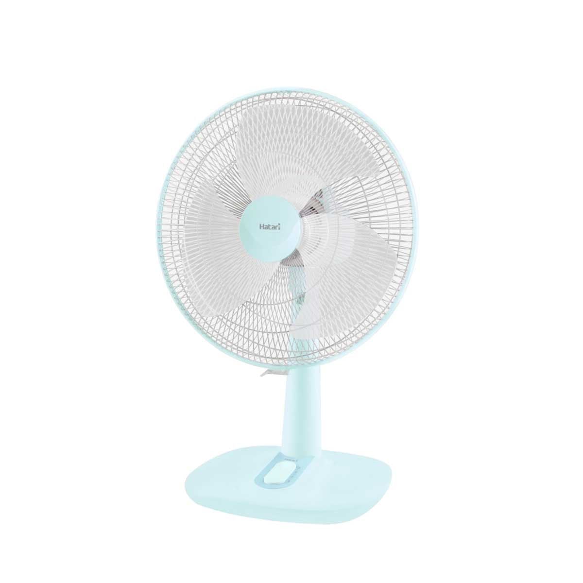 HATARI พัดลมตั้งโต๊ะ16 นิ้ว สีฟ้าPastel  รุ่น T16M1
