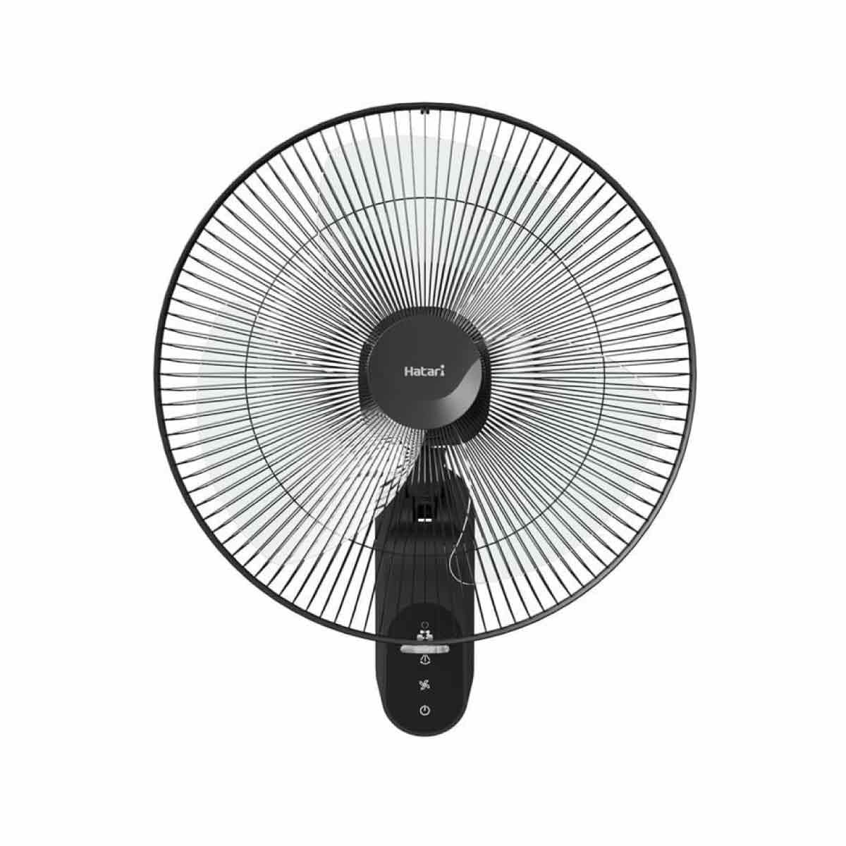 HATARI   พัดลมติดผนัง18"รีโมท สีดำ รุ่นW18R1