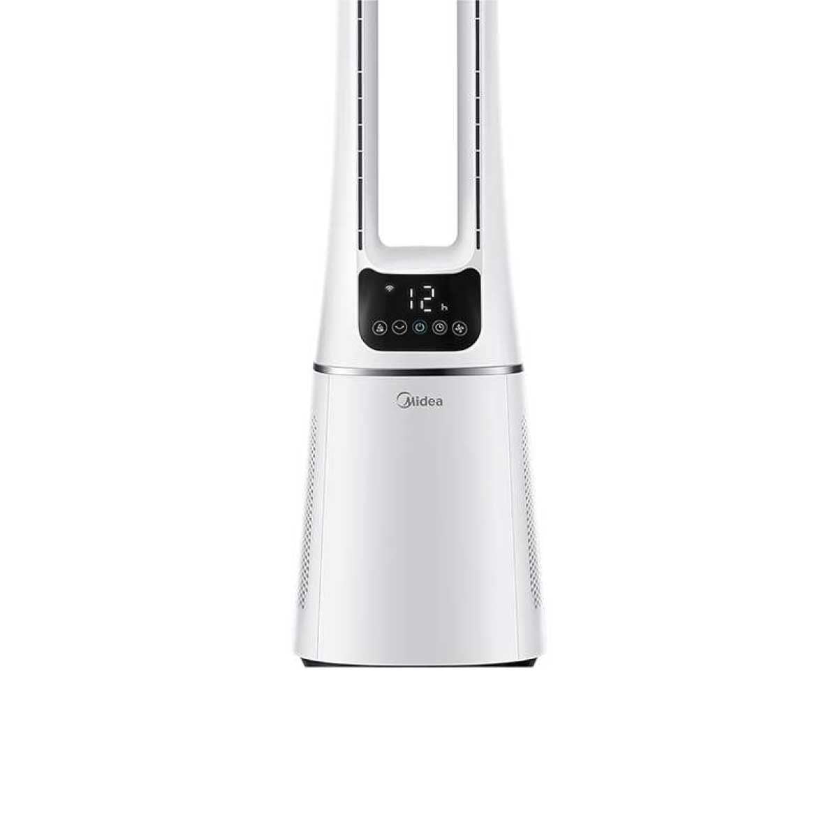 MIDEA พัดลมไร้ใบพัด ฟอกอากาศ สีขาว รุ่น AMS150-PBW