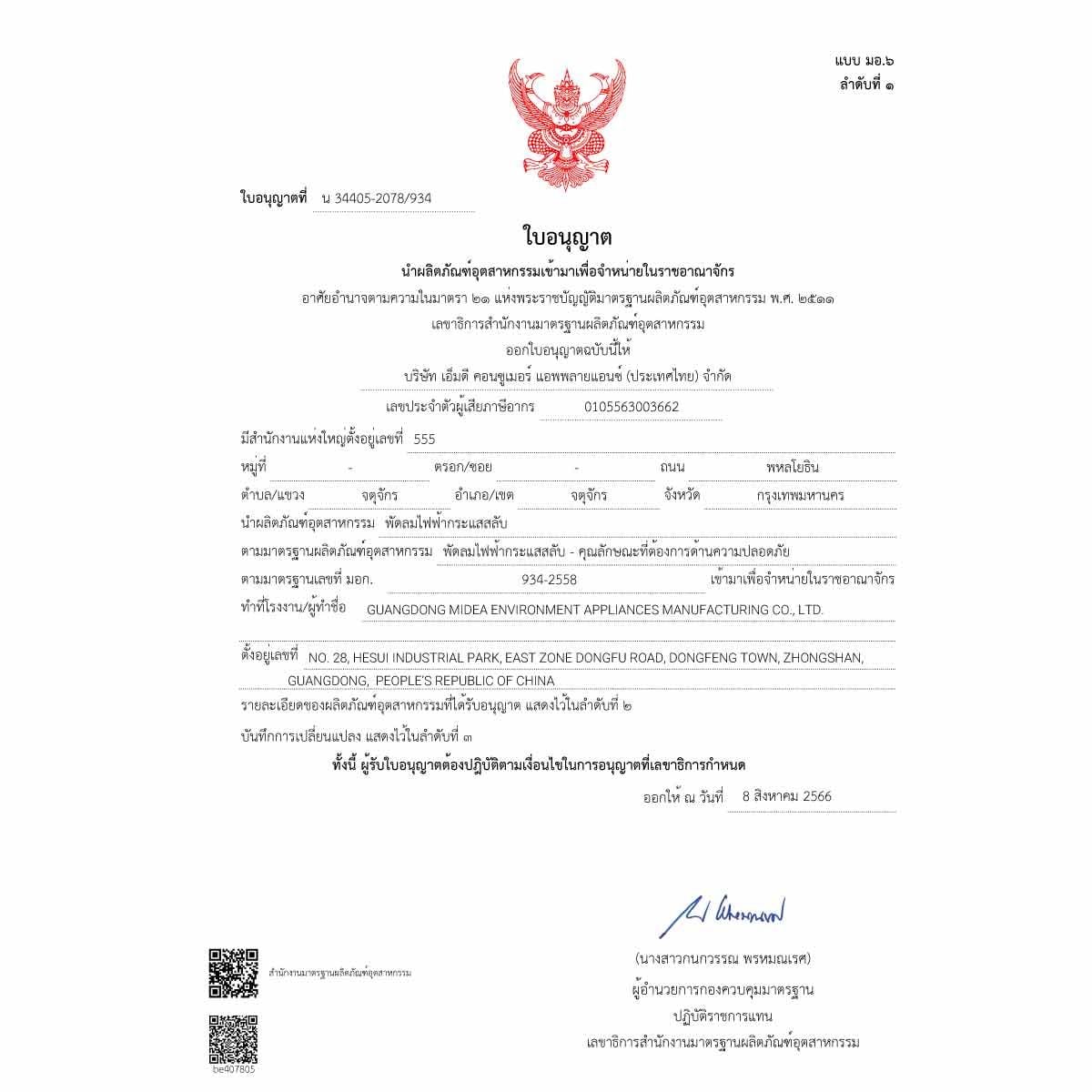 MIDEA พัดลมตั้งพื้น16" สีดำ รุ่นMFS160M0ADKH