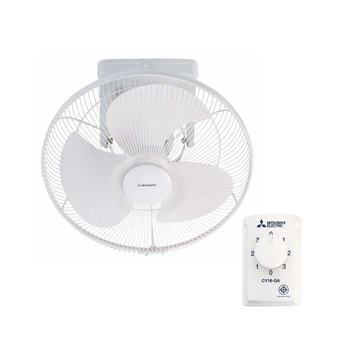 MITSUBISHI ELECTRIC พัดลมโคจร ส่ายรอบตัว พัดลมติดเพดาน 16 นิ้ว รุ่น CY16-GA
