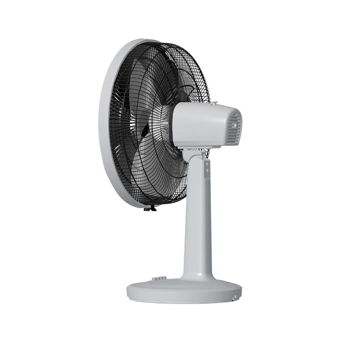 MITSUBISHI ELECTRIC พัดลมตั้งโต๊ะ16"สีเทาอ่อน รุ่นD16AGC/MGY