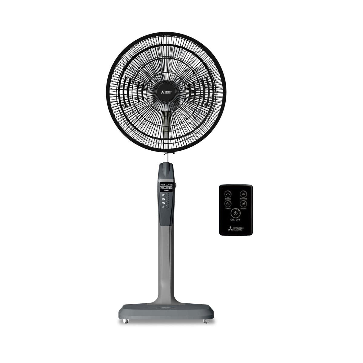 MITSUBISHI ELECTRIC พัดลมตั้งพื้น 18" รีโมท สีเทา รุ่น LV18A-RC CYGY