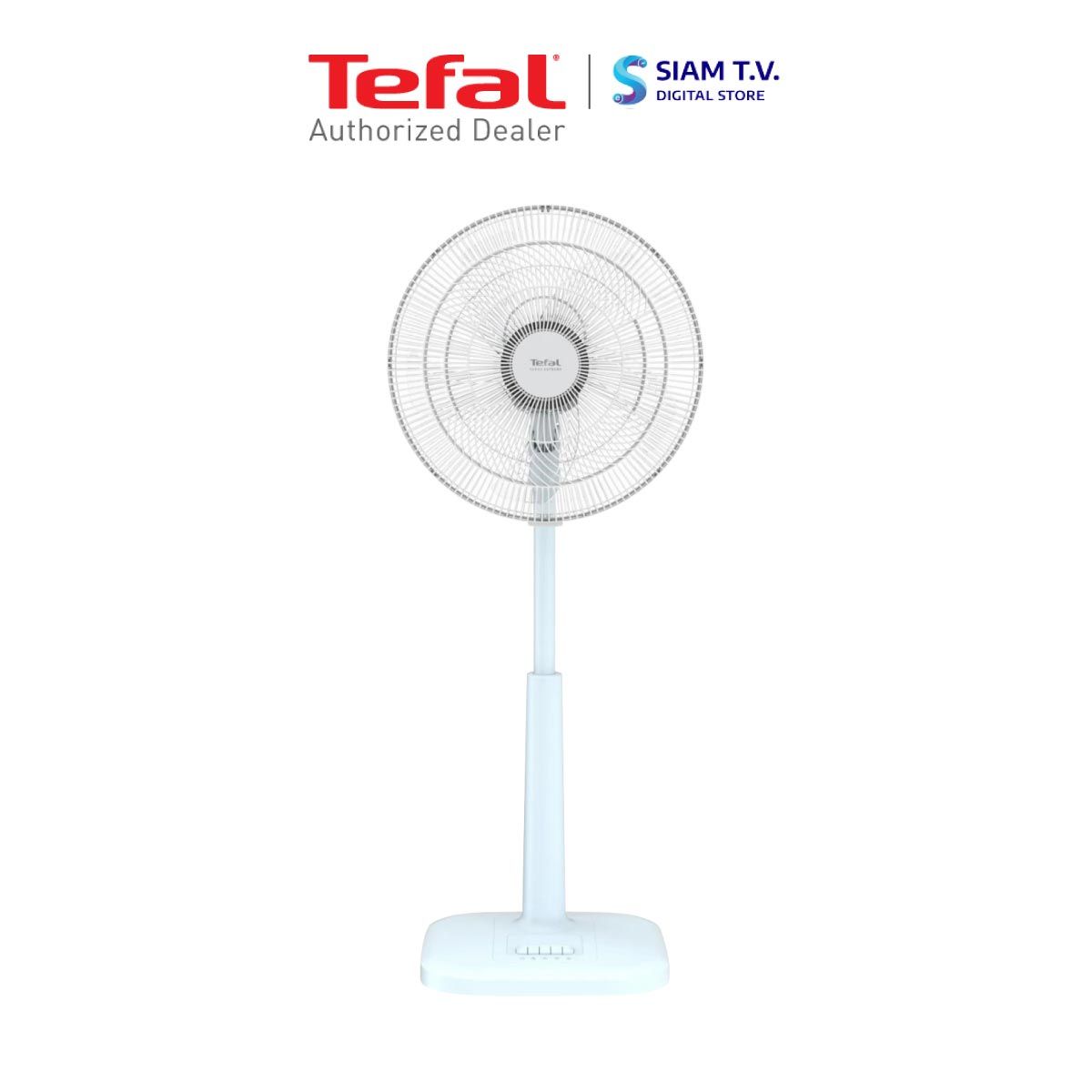 Tefal  พัดลมสไลด์ 16" 5 ใบพัด สีฟ้า รุ่นVF3265T0