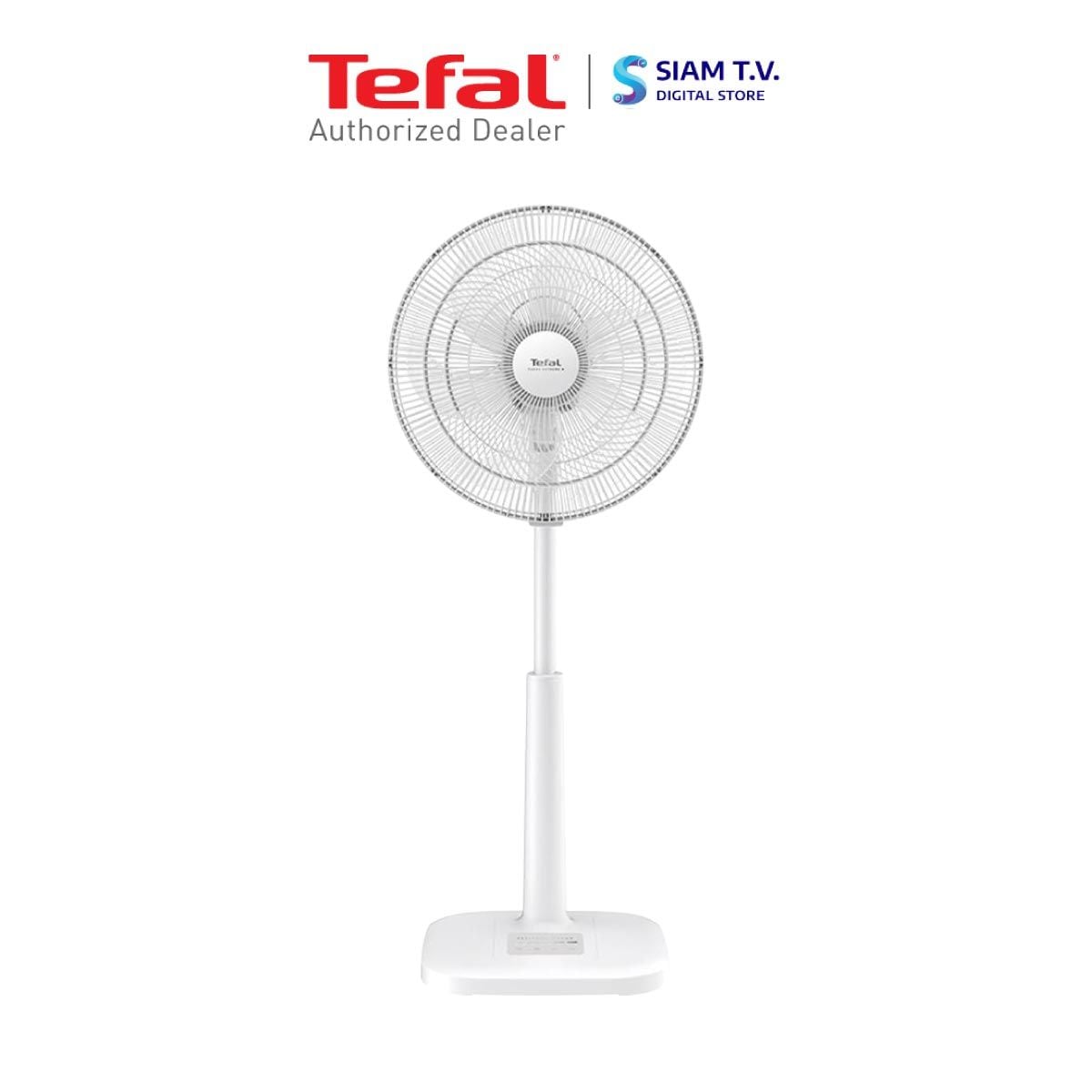 TEFAL พัดลมสไลด์16" 6ใบพัด สีขาว รุ่นVF3361T0