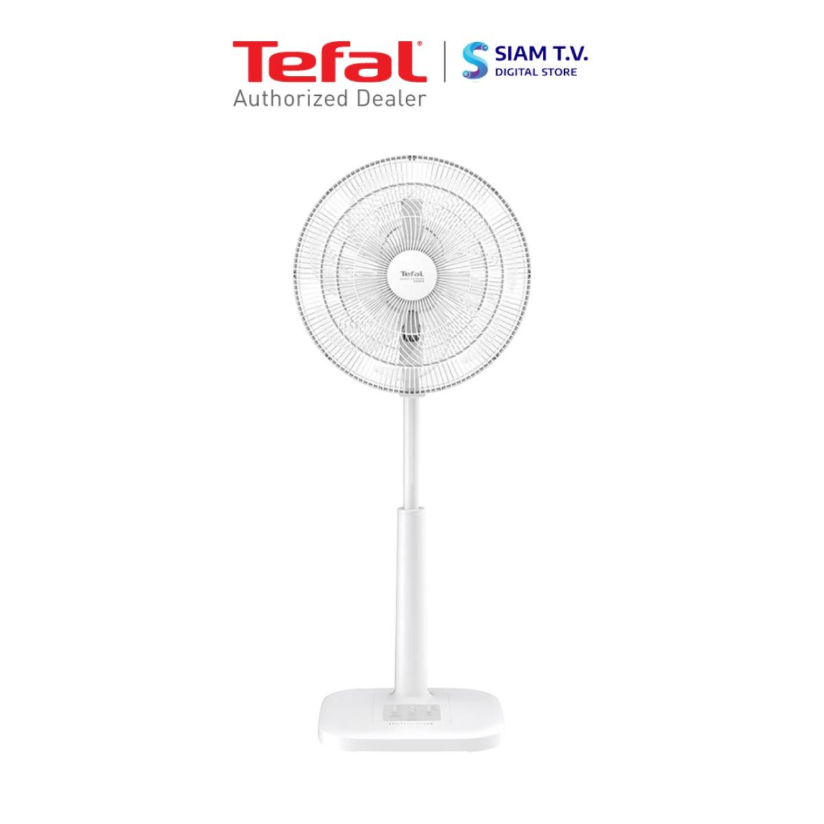 TEFAL พัดลมไสลด์16"+รีโมท สีขาว รุ่นVF3761T0