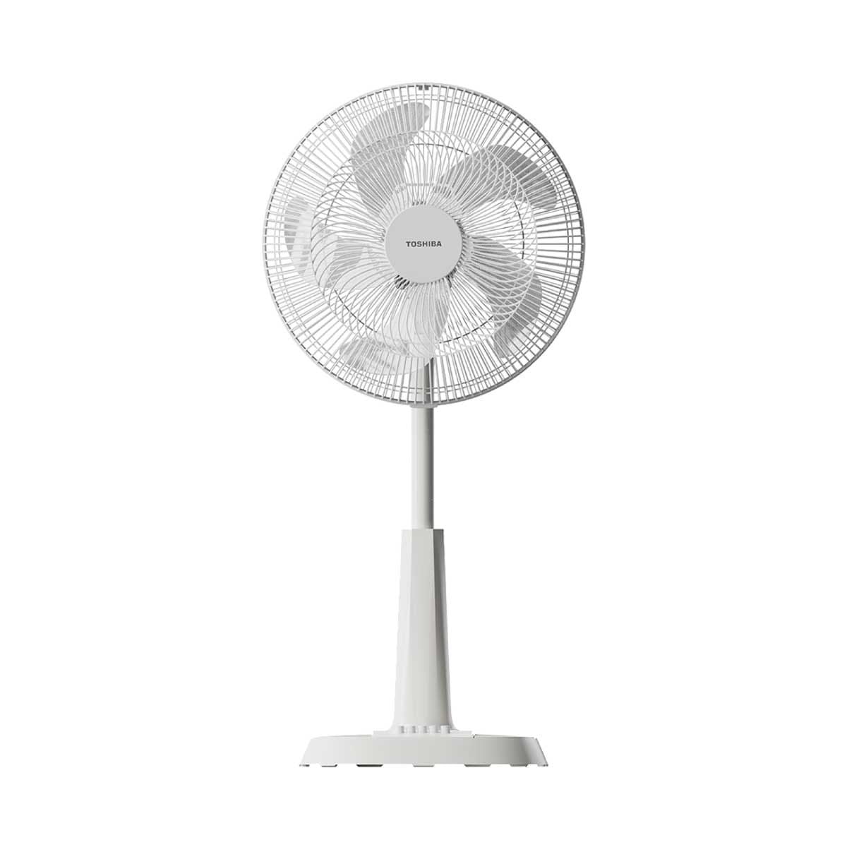 TOSHIBA  พัดลมสไลด์16นิ้ว 5ใบพัด สีครีม รุ่น F-ALC50TH