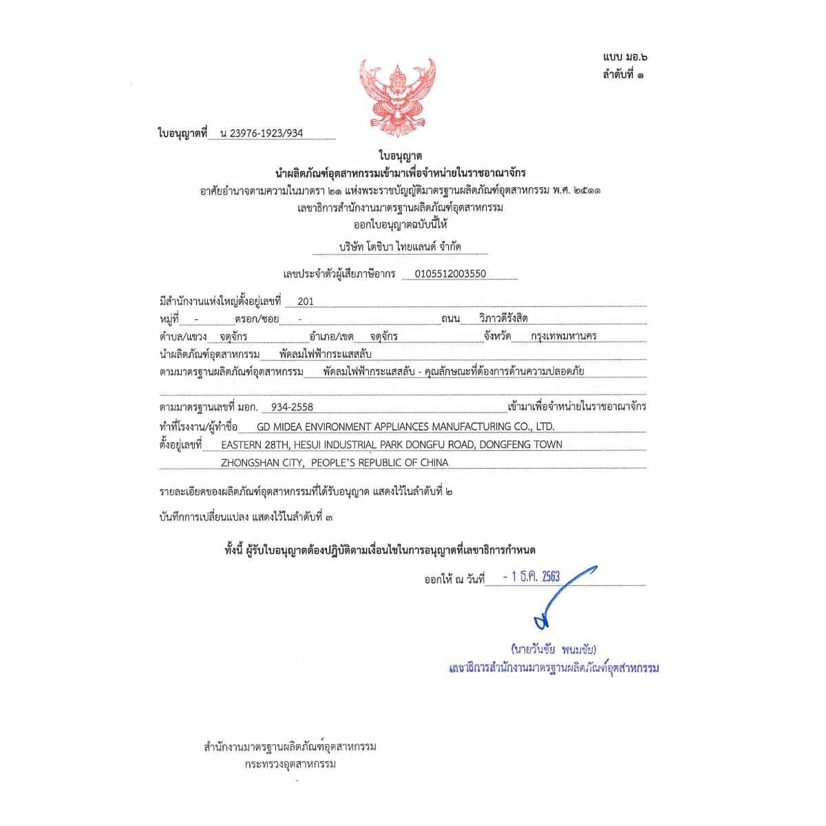 TOSHIBA พัดลมติดผนัง รีโมท ขนาด 16นิ้ว รุ่น F-AWY60THW