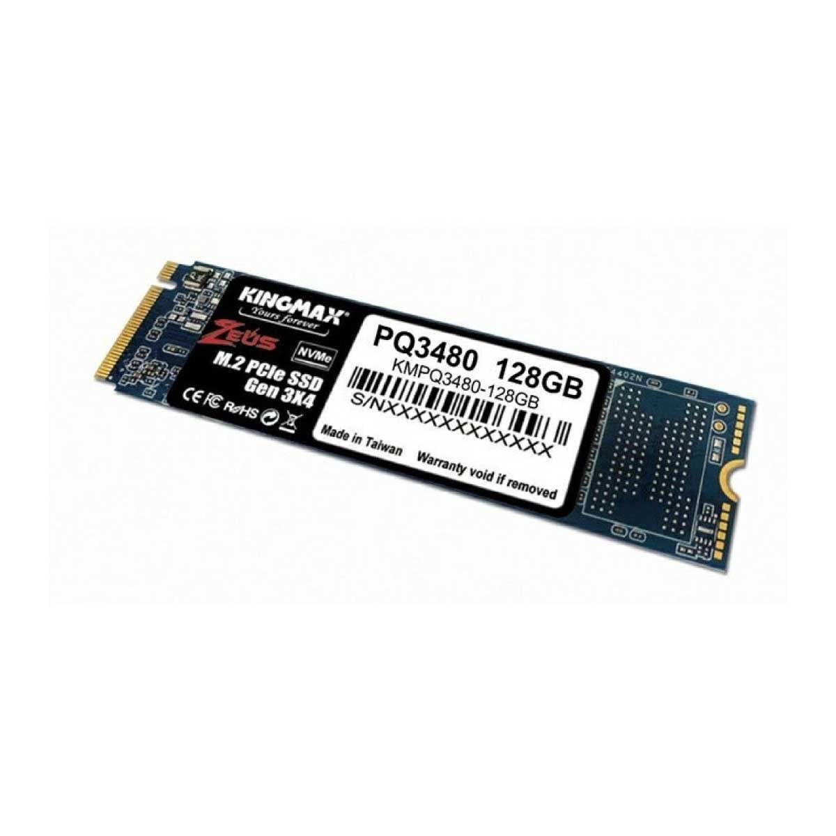 KINGMAX SSD 128 GB (เอสเอสดี) รุ่น PQ3480 M.2 PCIe SSD Gen 3x4