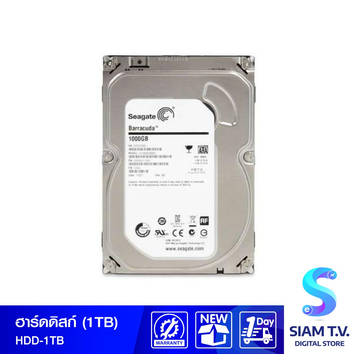 SEAGATE ฮาร์ดดิสก์ออกแบบมาเพื่อผู้ใช้งานกล้องวงจรปิดโดยเฉพาะ 1TB FOR CCTV