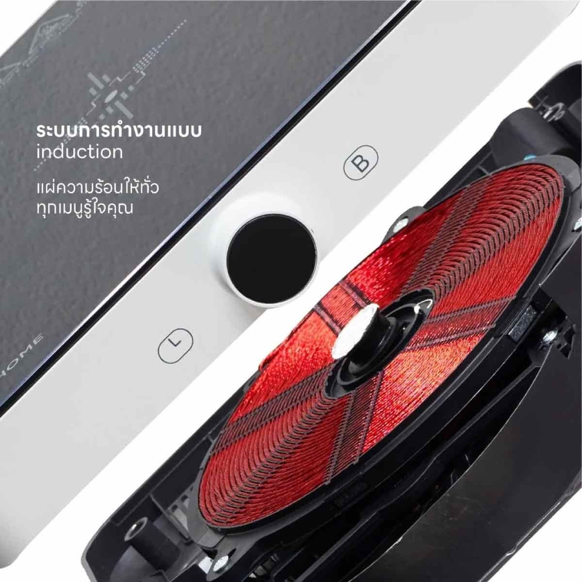 DYNAHOME เตาไฟฟ้าอินดักชั่น 1หัวเตา แบบตั้งโต๊ะ DH-T50