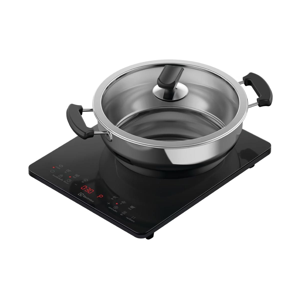 ELECTROLUX เตาแม่เหล็กไฟฟ้า2100W+หม้อสุกี้ รุ่น ETIS457CGA
