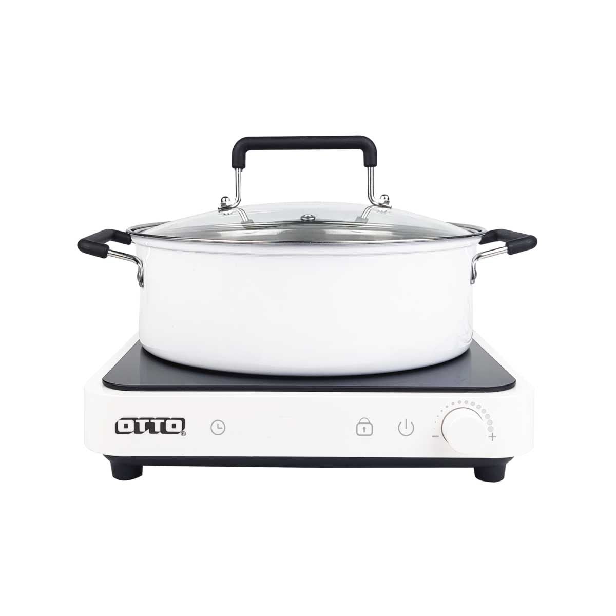 OTTO เตาแม่เหล็กไฟฟ้า+หม้อชาบู รุ่นGI-825A