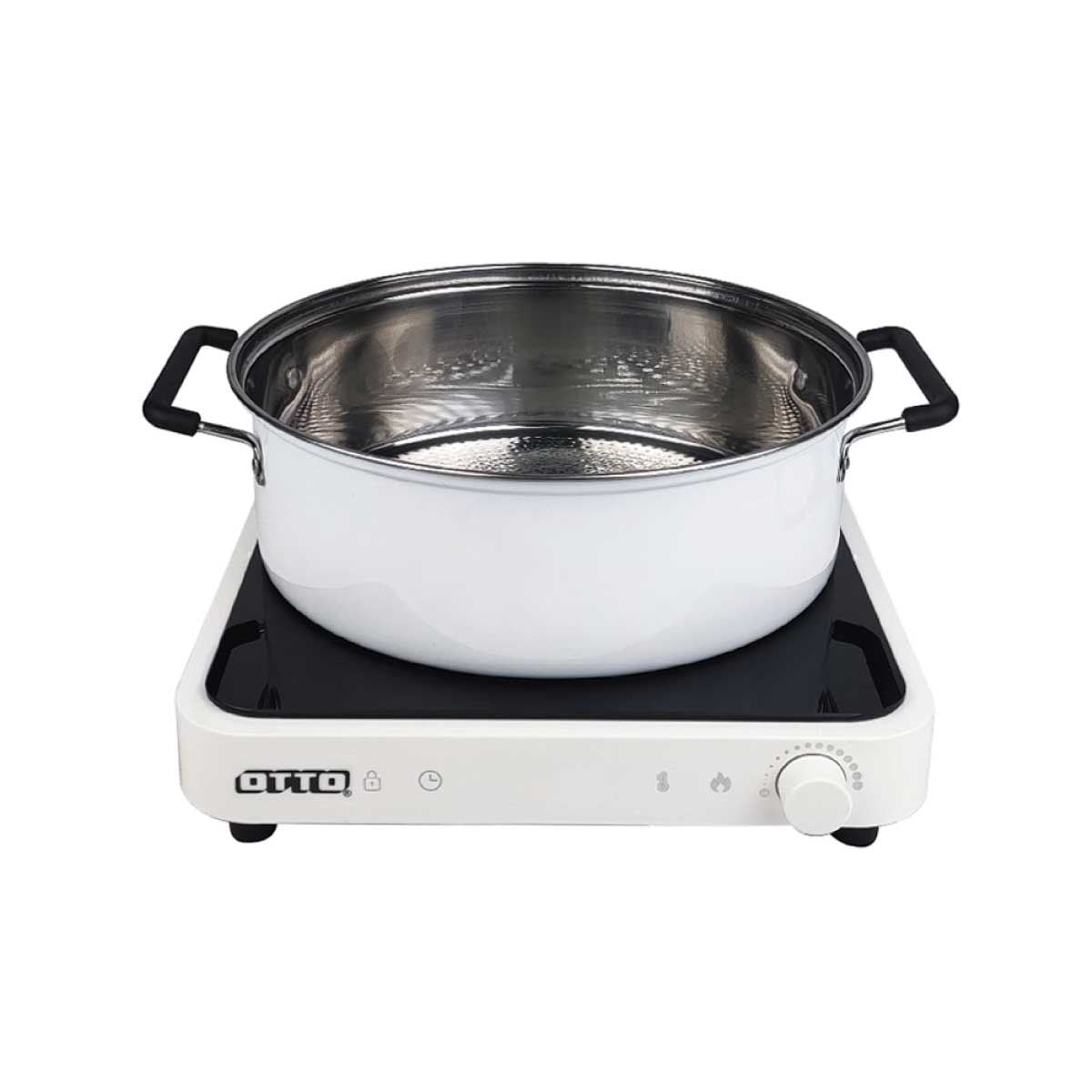 OTTO เตาแม่เหล็กไฟฟ้า+หม้อชาบู รุ่นGI-825A
