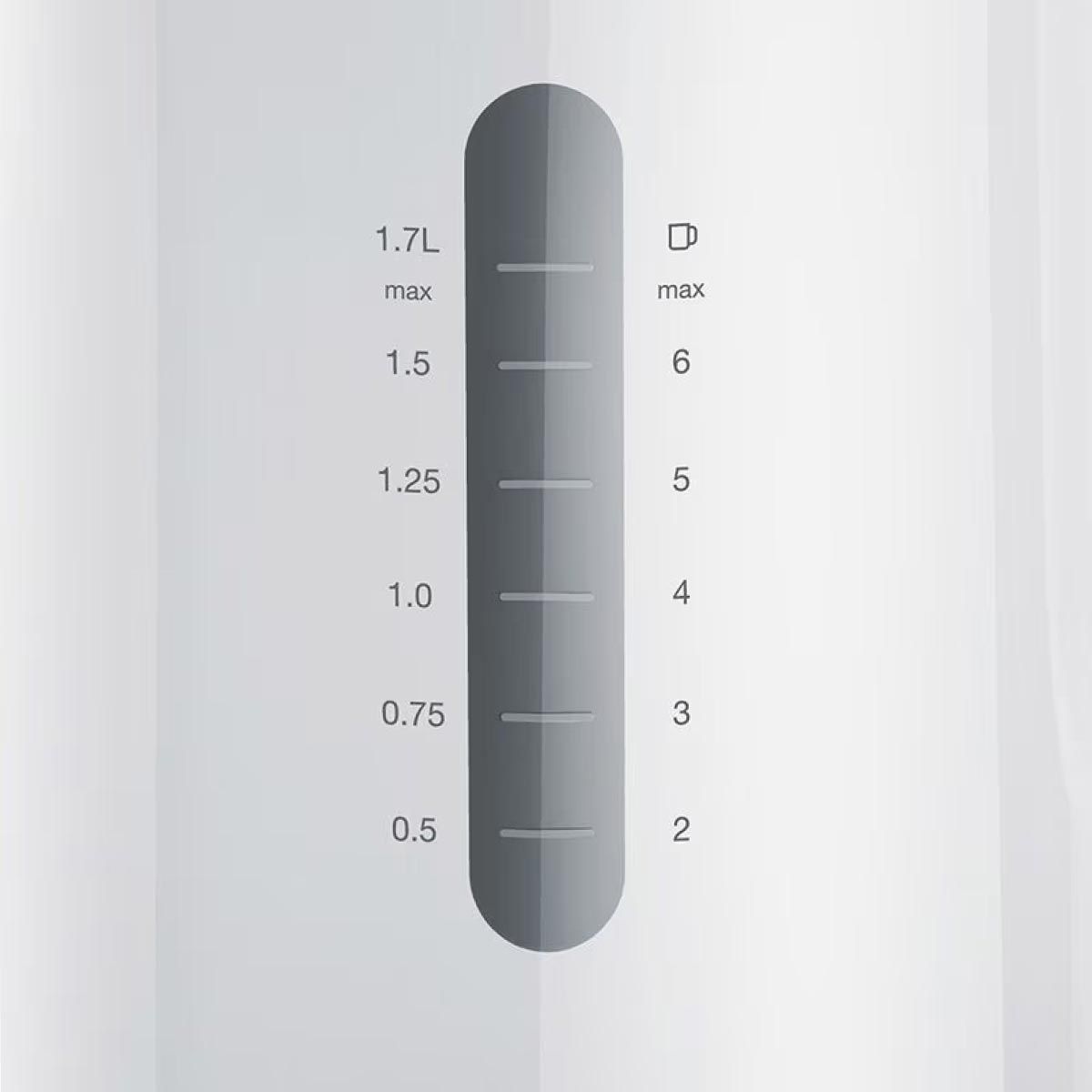 BRAUN กาต้มน้ำไฟฟ้า 1.7ลิตร สีขาว รุ่น WK1100WH