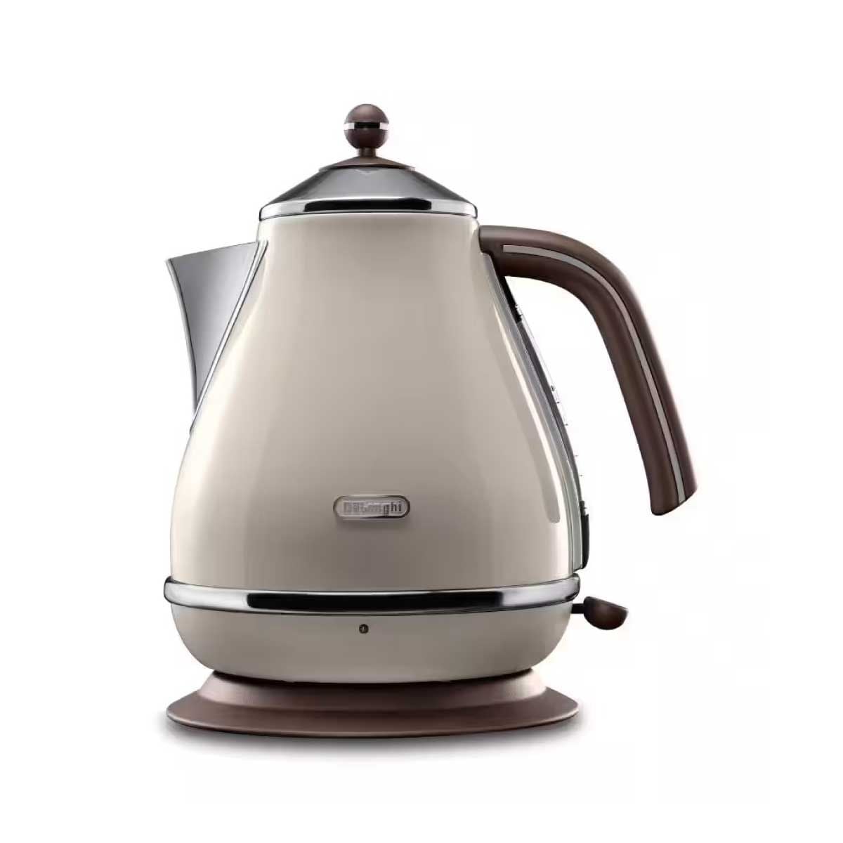 DELONGHI กาต้มน้ำไฟฟ้า1.7ลิตร สไตล์วินเทจ สีครีม รุ่น KBOV2001BG