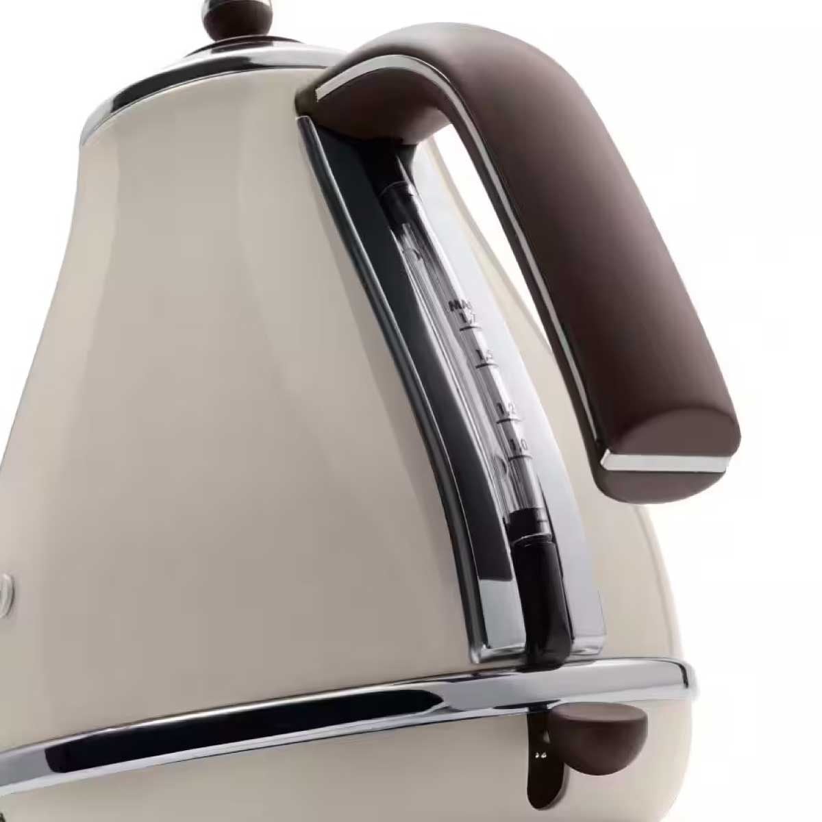 DELONGHI กาต้มน้ำไฟฟ้า1.7ลิตร สไตล์วินเทจ สีครีม รุ่น KBOV2001BG