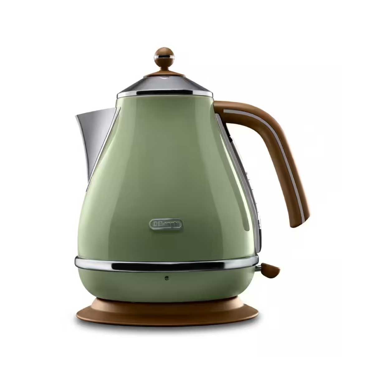 DELONGHI กาต้มน้ำไฟฟ้า1.7ลิตร สไสน์วินเทจ สีเขียว รุ่น KBOV2001GR