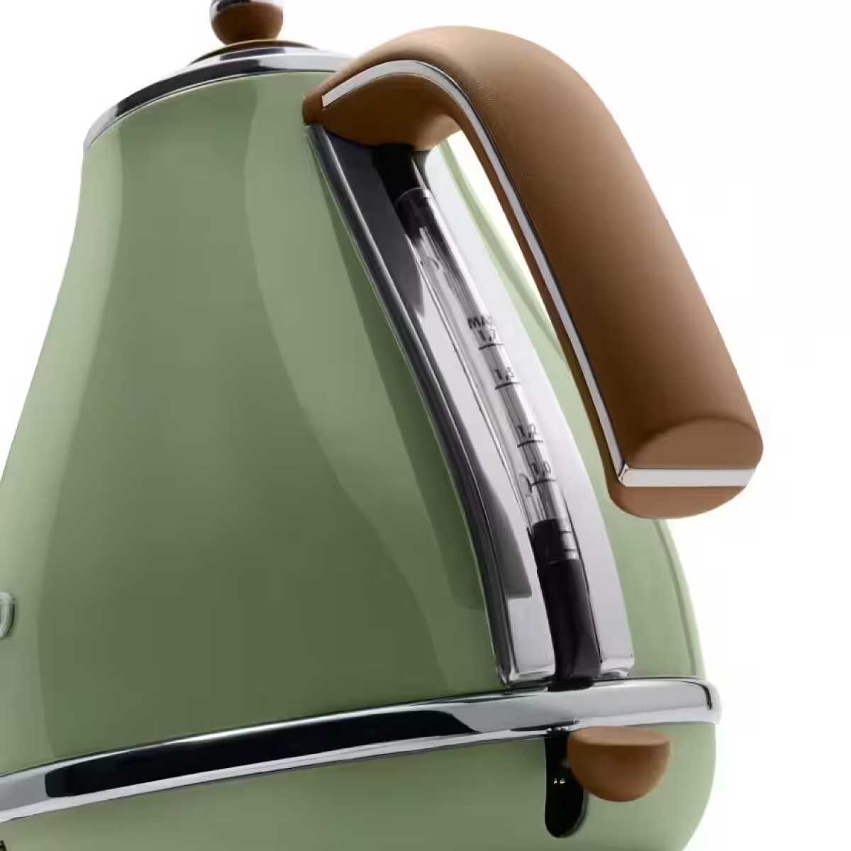 DELONGHI กาต้มน้ำไฟฟ้า1.7ลิตร สไสน์วินเทจ สีเขียว รุ่น KBOV2001GR