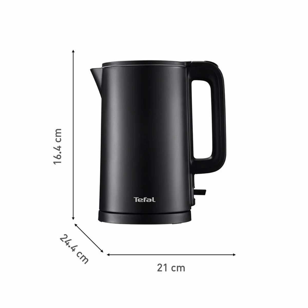 TEFAL กาต้มน้ำไฟฟ้า1.5ลิตร สีดำ รุ่นKO1408E0
