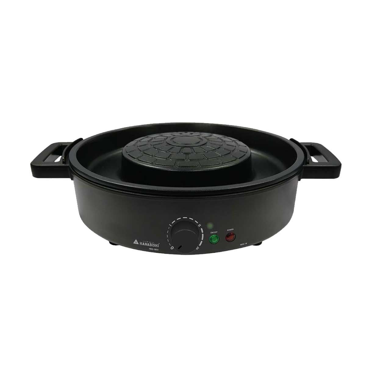 HANABISHI  เตาหมูกระทะ/ชาบู 1.5L 1800W รุ่นHBG-1803