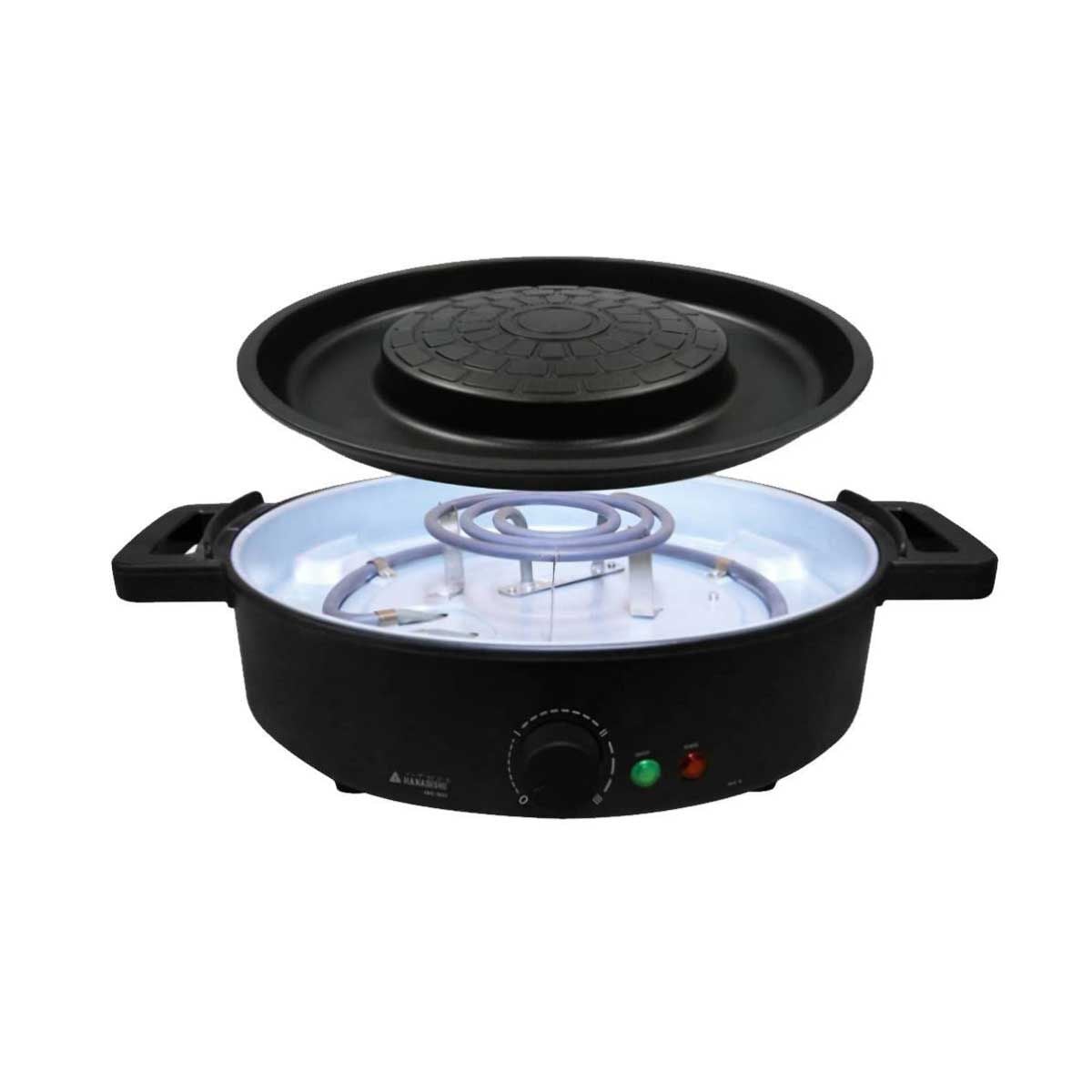 HANABISHI  เตาหมูกระทะ/ชาบู 1.5L 1800W รุ่นHBG-1803