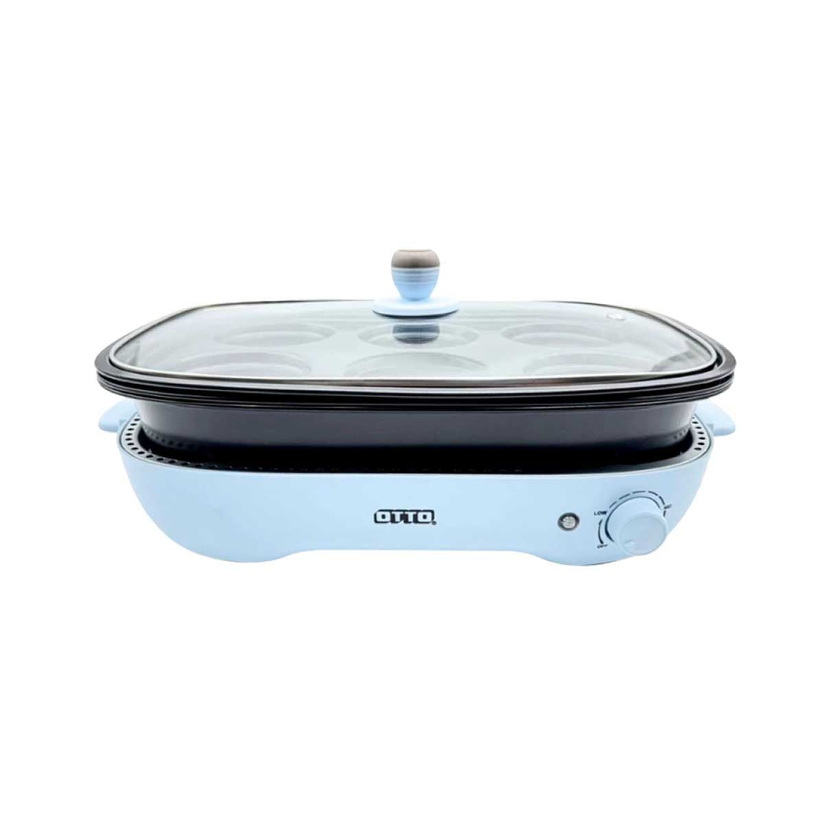 OTTO เตาย่างอเนกประสงค์ 3in1 สีฟ้า รุ่น GR-170F