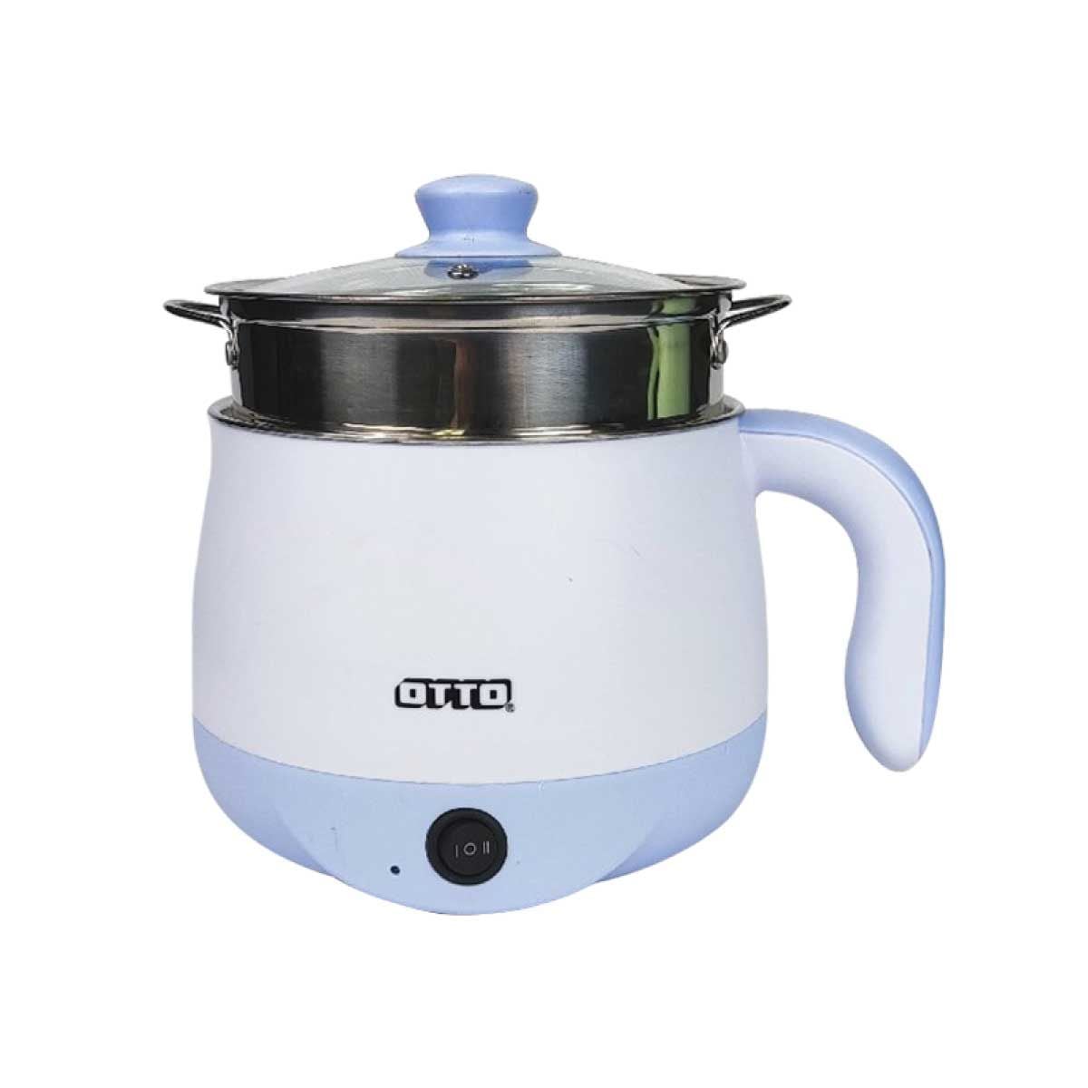 OTTO หม้อต้มอเนกประสงค์ ขนาด 1.5ลิตร มีซึ้ง รุ่นMC-406PA