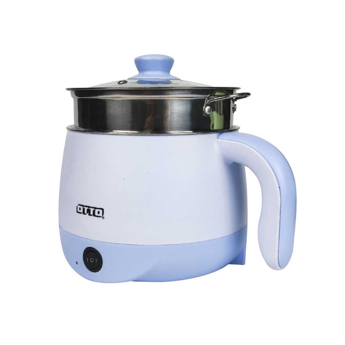 OTTO หม้อต้มอเนกประสงค์ ขนาด 1.5ลิตร มีซึ้ง รุ่นMC-406PA