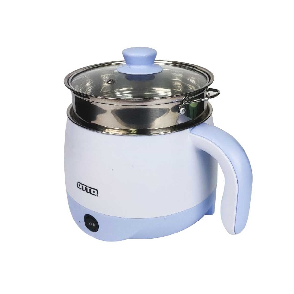 OTTO หม้อต้มอเนกประสงค์ ขนาด 1.5ลิตร มีซึ้ง รุ่นMC-406PA