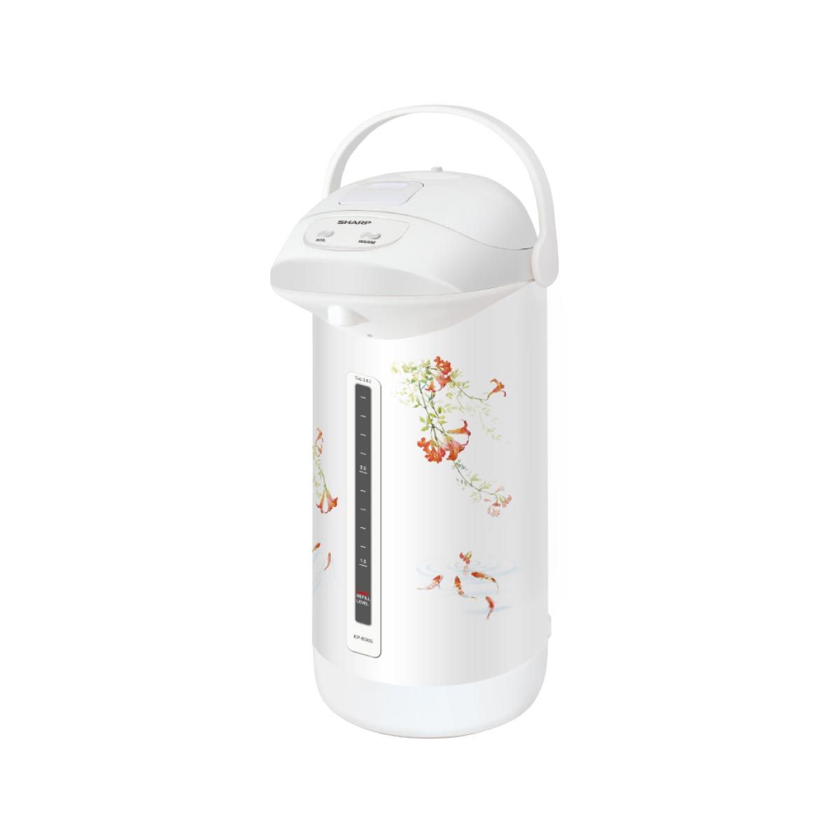SHARP  กระติกน้ำร้อน3.6ลิตร สีขาวลายFK รุ่นKP-B36S