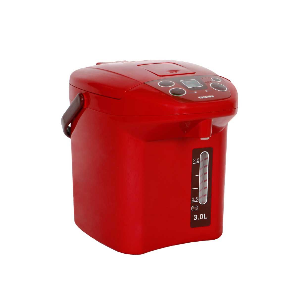TOSHIBA กระติกน้ำร้อนDigital สีแดง รุ่น PLK-30FLRA