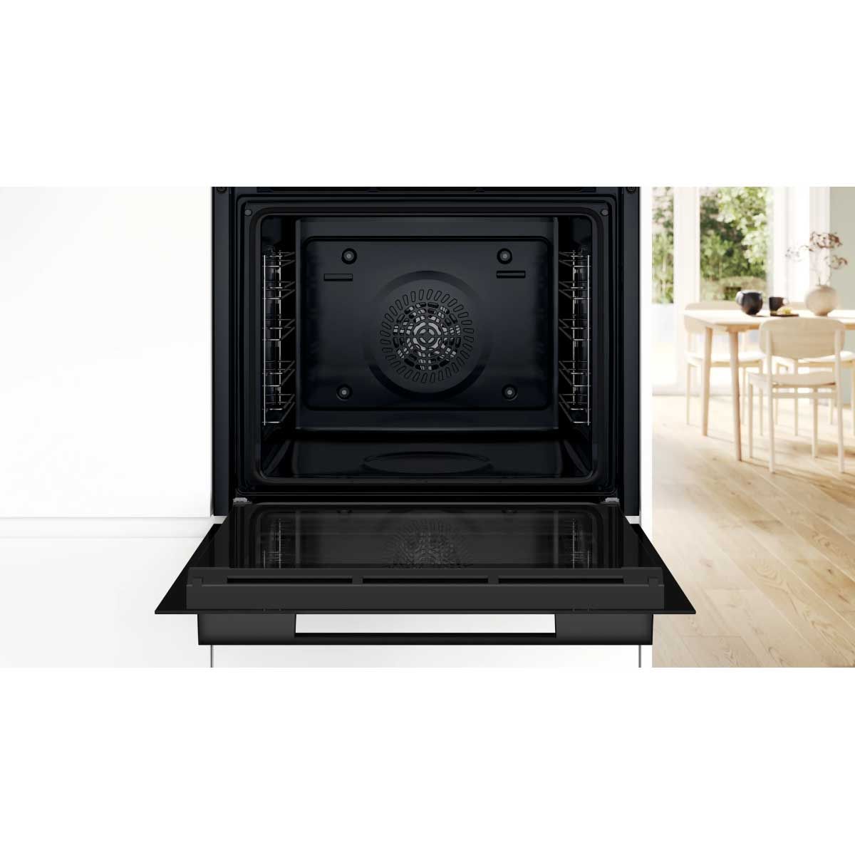 BOSCH เตาอบแบบฝัง 60cm 76ลิตร Seres4 รุ่น HJA715BA0K