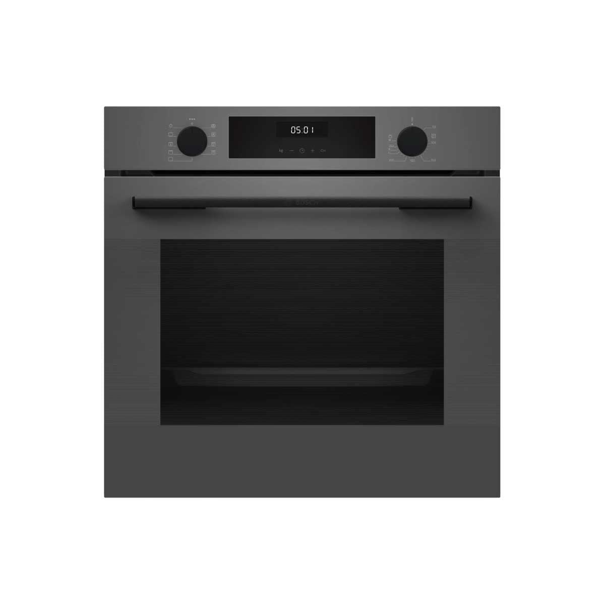 BOSCH  เตาอบแบบฝัง60cm 76ลิตร สีดำ รุ่นHJA715BN0K