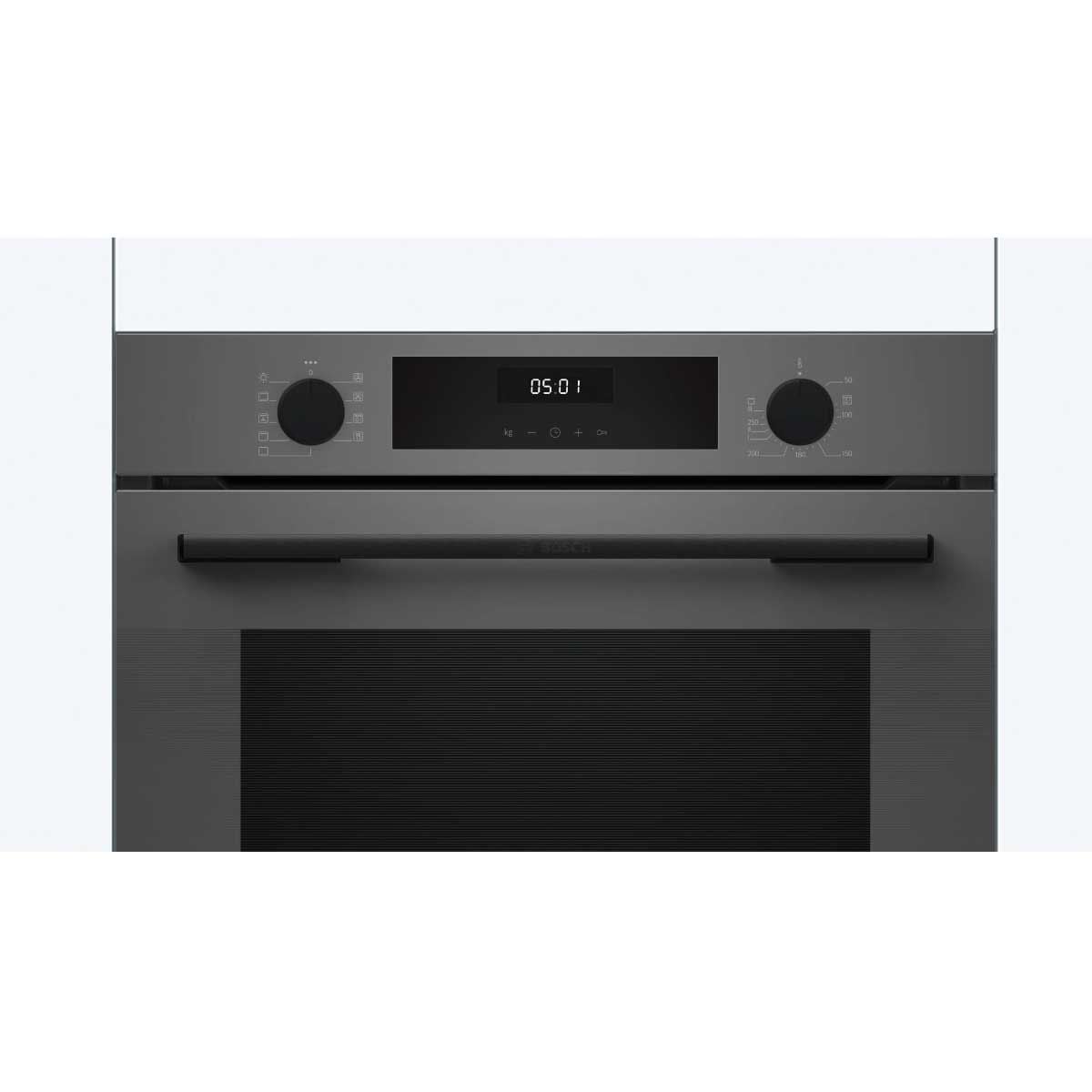 BOSCH  เตาอบแบบฝัง60cm 76ลิตร สีดำ รุ่นHJA715BN0K