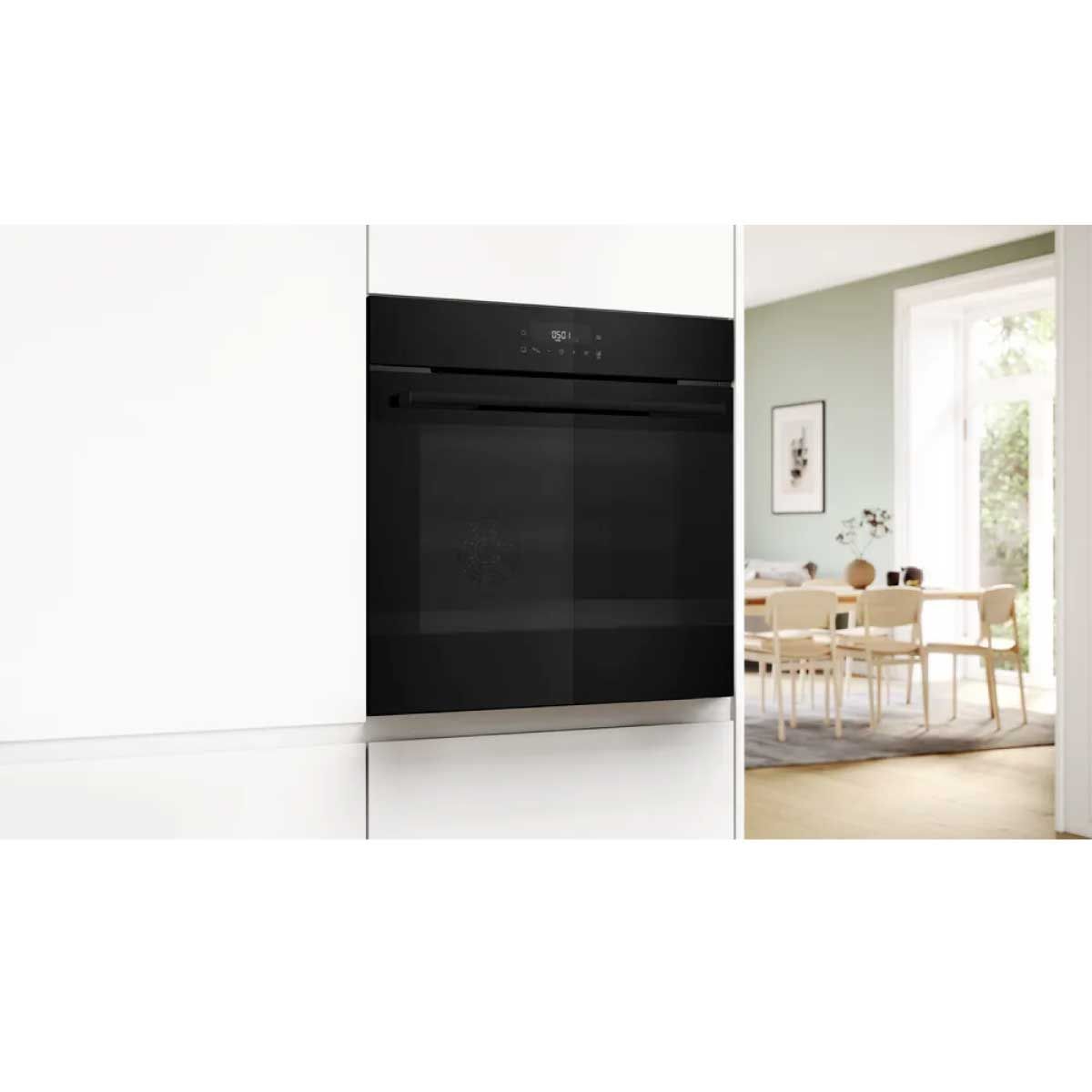 BOSCH เตาอบแบบฝั ง 6 0cm Serie 6 ขนาด 76 ลิตร สีดำ รุ่นHBJG852YB0K