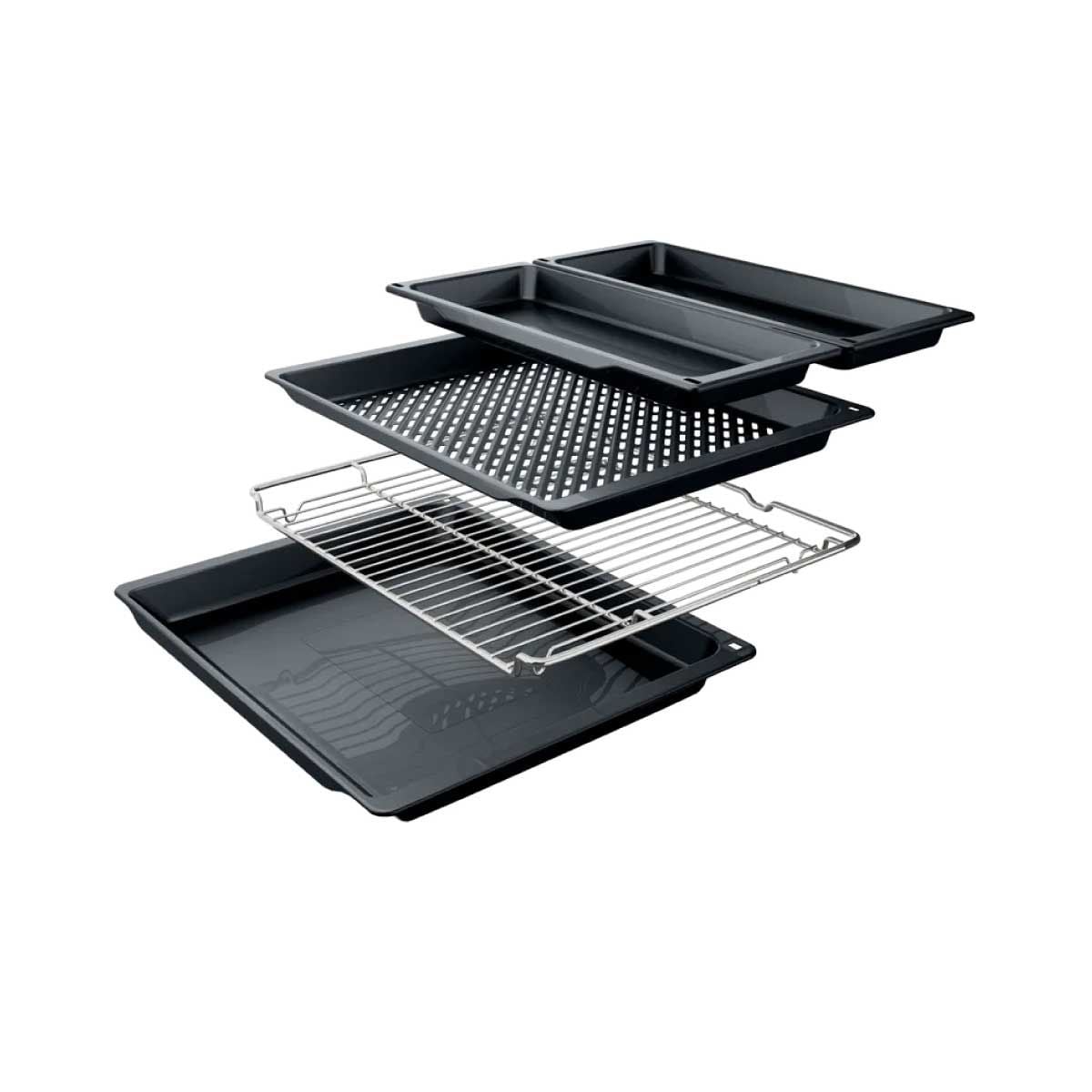 BOSCH เตาอบแบบฝั ง 6 0cm Serie 6 ขนาด 76 ลิตร สีดำ รุ่นHBJG852YB0K