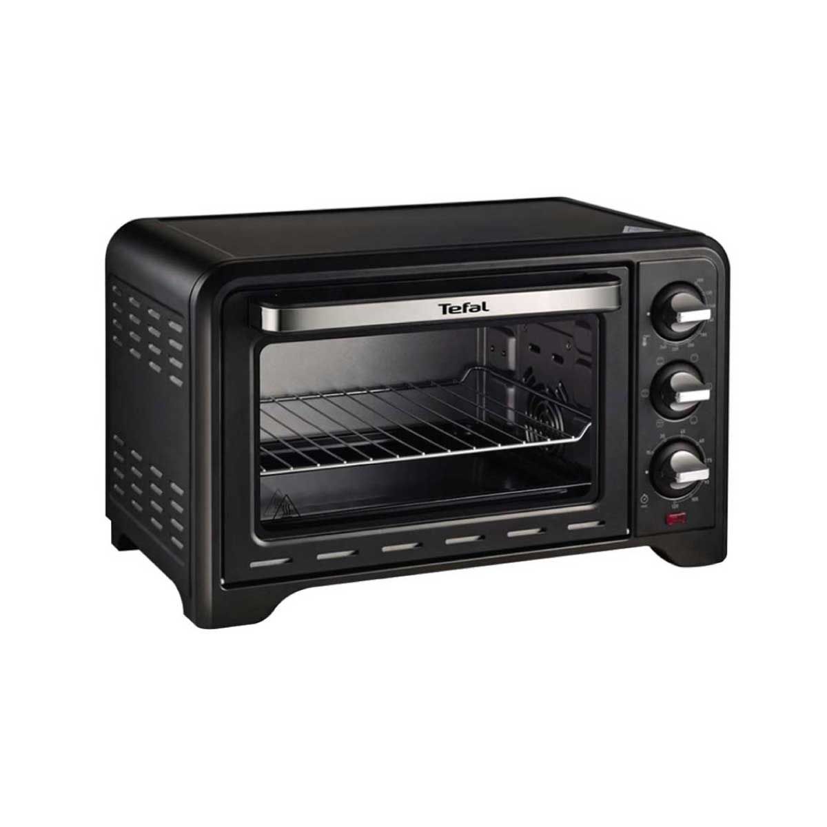 TEFAL เตาอบไฟฟ้า Oven กำลังไฟ 1,380 วัตต์ ขนาดความจุ 19 ลิตร รุ่น OF4448TH -Black