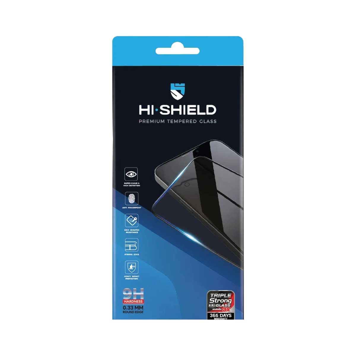 Hi-Shield ฟิล์มกระจกใสเต็มจอ 2.5D Triple Strong Max - iPhone 18 Pro Max